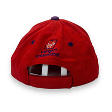 Load image into Gallery viewer, Early 00’s VIRGIN ATLANTIC Embroidered Logo Spellout Suede Peak Baseball Cap