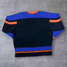 Load image into Gallery viewer, Vintage Champion Embroidered Spellout Colour Block V-Neck Sweatshirt