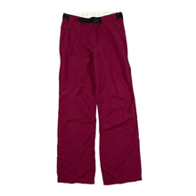 Load image into Gallery viewer, CRAGHOPPERS Classic Burgundy Red Outdoor Hiking Straight Leg Trousers Bottoms
