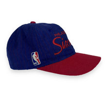 Load image into Gallery viewer, Vintage 90's Sports Specialties NBA PHILADELPHIA SIXERS 76ers Pinstriped Basketball Baseball Cap