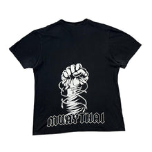 Load image into Gallery viewer, MUAY THAI BOXING Barbed Wire Fist MMA Spellout Graphic T-Shirt