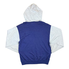 Load image into Gallery viewer, Vintage CHAMPION Colour Block Embroidered Mini Logo Navy Blue Grey Pullover Hoodie