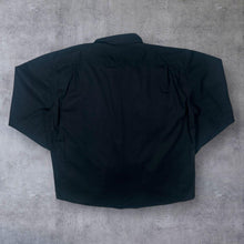 Load image into Gallery viewer, Vintage Atlas For Men Cowboy Western Embroidered Aztec Black Cotton Long Sleeve Shirt