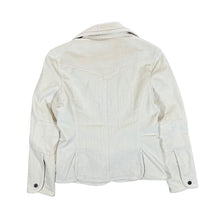 Load image into Gallery viewer, GAP "Stretch" White Corduroy Cord Button Blazer Pea Coat