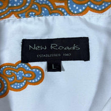 Load image into Gallery viewer, Early 00's New Roads Goth Y2K Traditional Dragon Floral Yin Yang Graphic White Shirt