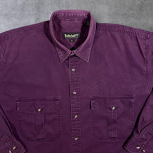 Load image into Gallery viewer, Vintage Timberland Weathergear Classic Maroon Burgundy Cotton Long Sleeve Shirt