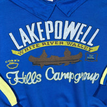 Load image into Gallery viewer, Vintage 90's LAKE POWELL "Hills Campgroup" Souvenir Spellout Graphic Collared Sweatshirt