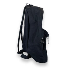 Load image into Gallery viewer, QUIKSILVER Classic Surfer Skater Logo Spellout Graphic Black Rucksack Backpack Bag