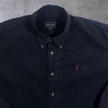 Load image into Gallery viewer, Vintage Marlboro Classics Mini Logo Black Cotton Long Sleeve Button-Up Shirt