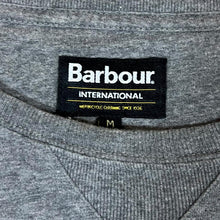 Load image into Gallery viewer, BARBOUR INTERNATIONAL Classic Mini Logo Graphic Grey Long Sleeve T-Shirt
