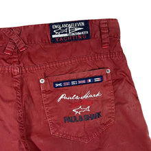 Load image into Gallery viewer, PAUL & SHARK YATCHING Embroidered Logo Cotton Distressed Shorts