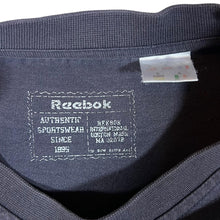 Load image into Gallery viewer, REEBOK "East Coast Division" Graphic Logo Spellout Faded Dark Navy T-Shirt