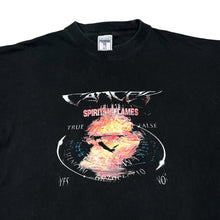 Load image into Gallery viewer, Early 00&#39;s CANCER &quot;Spriti In Flames&quot; European Tour 2005 Thrash Death Heavy Metal Band T-Shirt
