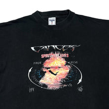 Load image into Gallery viewer, Early 00's CANCER "Spriti In Flames" European Tour 2005 Thrash Death Heavy Metal Band T-Shirt