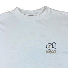Load image into Gallery viewer, Vintage OCEAN PACIFIC (1993) "Extra Ball" Surfer Skate Spellout Graphic White T-Shirt