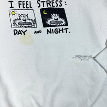 Load image into Gallery viewer, Vintage 90's Hanes I FEEL STRESS Novelty Spellout Graphic Crewneck Sweatshirt