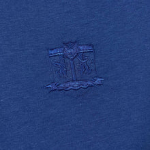 Load image into Gallery viewer, Vintage New Fast C&A Embroidered Mini Logo Blue Collared Sweatshirt