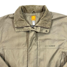 Load image into Gallery viewer, GEOLOGIC Decathlon Creation Corduroy Cord Collared Heavy Canvas Utility Outdoor Hiking Jacket