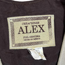 Load image into Gallery viewer, Vintage CREACIONES ALEX Made In Mexico Horse Art Genuine Real Suede Leather Waistcoat Vest