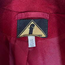Load image into Gallery viewer, Vintage 90's FEMINELLA Made In England Heavy Wool Red Over Coat