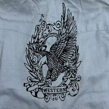 Load image into Gallery viewer, Early 00's Atlas For Men Cowboy Western Grey Cotton Long Sleeve Shirt