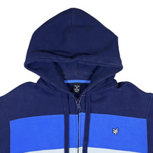 Load image into Gallery viewer, ZOO YORK Colour Block Embroidered Spellout Skater Zip Hoodie