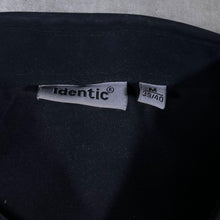 Load image into Gallery viewer, Early 00's Identic Gothic Y2K Dragon Concealed Button Black Long Sleeve Shirt