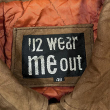 Load image into Gallery viewer, Vintage 90's U2 WEAR ME OUT Distressed Soft Brown Real Leather Bomber Jacket