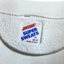 Load image into Gallery viewer, Vintage 90's Jerzees BALL STATE MOM Embroidered College Spellout White Sweatshirt