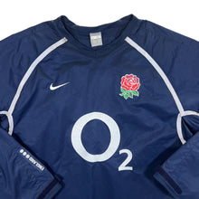 Load image into Gallery viewer, Early 00's NIKE ENGLAND RUGBY Embroidered Sponsor Logo Windbreaker Pullover Jacket