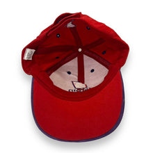 Load image into Gallery viewer, Early 00’s VIRGIN ATLANTIC Embroidered Logo Spellout Suede Peak Baseball Cap