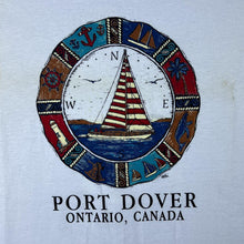 Load image into Gallery viewer, Vintage Port Dover "Ontario, Canada" Souvenir Graphic White Single Stitch T-Shirt