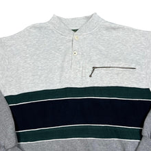 Load image into Gallery viewer, Vintage 90's SCANDIA WOODS Colour Block 1/4 Button Sweatshirt