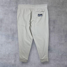 Load image into Gallery viewer, Superdry Classic Cream Zip Pocket Drawstring Waist Cuffed Sweatpants Joggers