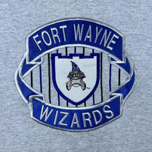Load image into Gallery viewer, Vintage 90's Midwest Fort Wayne Wizards Embroidered Baseball Grey Short Sleeve T-Shirt