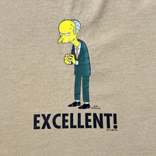 Load image into Gallery viewer, THE SIMPSONS (2007) "Excellent" Mr. Burns Character TV Show Graphic T-Shirt
