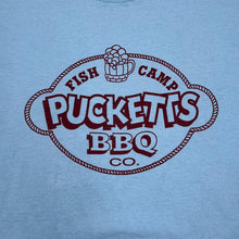 Load image into Gallery viewer, Vintage 90’s PUCKETTS BBQ CO. “Fish Camp” Souvenir Graphic Single Stitch T-Shirt