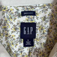 Load image into Gallery viewer, GAP "Stretch" White Corduroy Cord Button Blazer Pea Coat