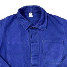 Load image into Gallery viewer, Vintage Classic Essential Blue French Chore Worker Jacket