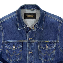 Load image into Gallery viewer, WRANGLER Authentic Western Classic Blue Denim Trucker Jean Jacket