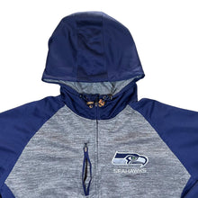 Load image into Gallery viewer, NFL SEATTLE SEAHAWKS Embroidered Logo Polyester Zip Hoodie