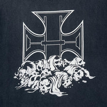 Load image into Gallery viewer, Early 00’s WWE (2005) TRIPLE H HHH Wrestling Skull Logo Graphic T-Shirt