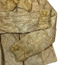 Load image into Gallery viewer, Vintage 90's WINLIT Brown Beige Genuine Real Suede Leather Faux Fur Zip Jacket