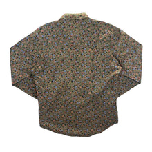 Load image into Gallery viewer, Vintage Floral Patterned Cowboy Western Popper Button Long Sleeve Cotton Shirt