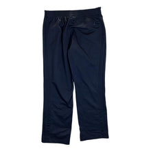 Load image into Gallery viewer, ADIDAS Three Stripe Mini Logo Dark Navy Straight Cuff Tracksuit Bottoms