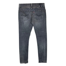 Load image into Gallery viewer, LEVI'S 512 Classic Stretch Black Denim Skinny Jeans