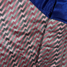 Load image into Gallery viewer, Vintage Made In England Pink Blue Grey Patterned Goalie Collared Jersey