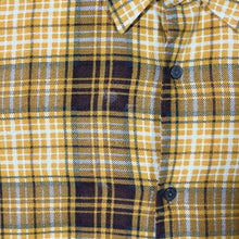 Load image into Gallery viewer, Vintage Johaj Yellow Lumberjack Plaid Check Long Sleeve Flannel Shirt