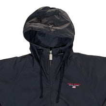 Load image into Gallery viewer, Vintage 90's POLO SPORT RALPH LAUREN Mini Logo Hooded Black Windbreaker Jacket