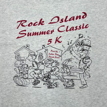 Load image into Gallery viewer, Vintage Soffe ROCK ISLAND “Summer Classic 5K” Souvenir Spellout Graphic T-Shirt